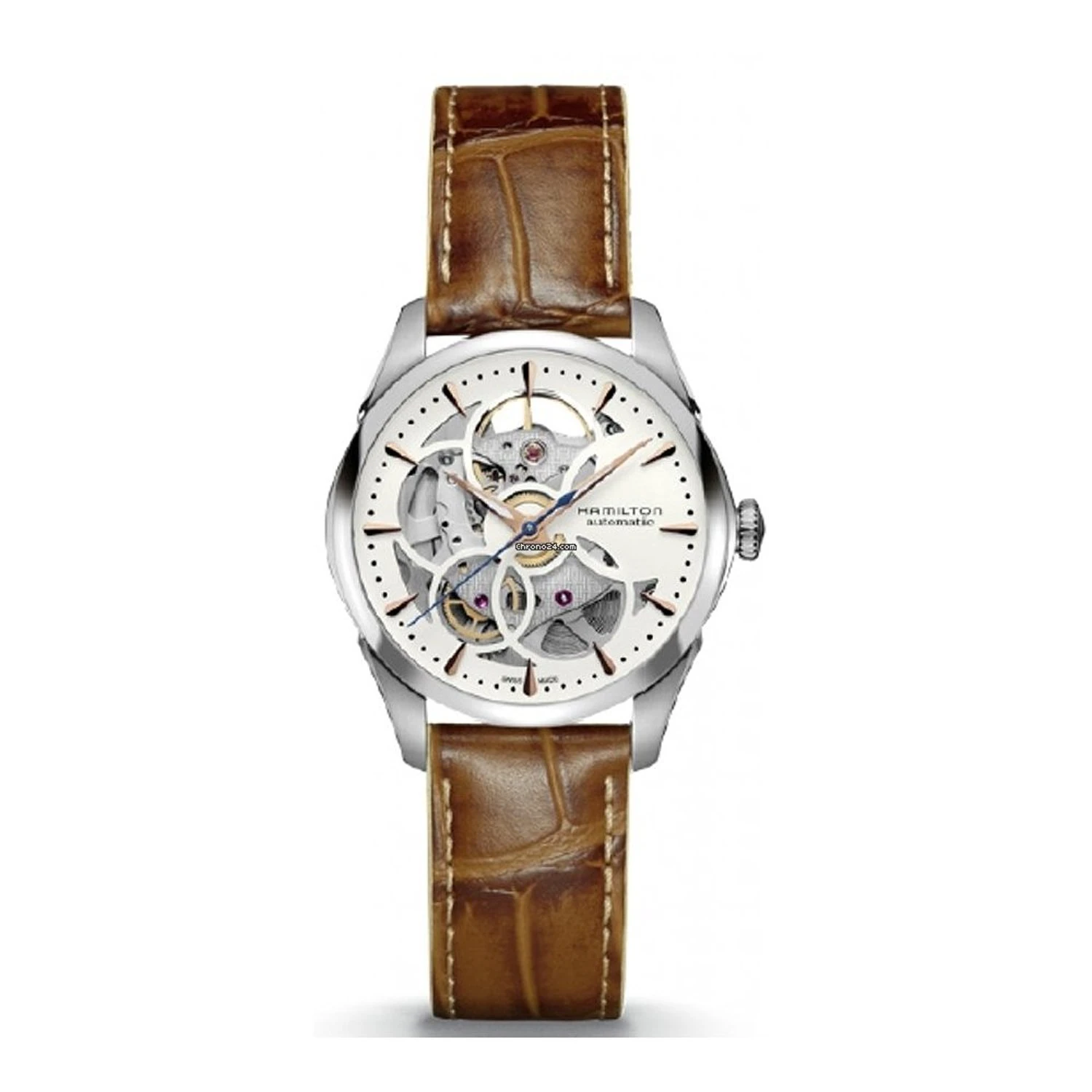 Hamilton Jazzmaster Automatic Silver Dial Ladies Watch H32405551