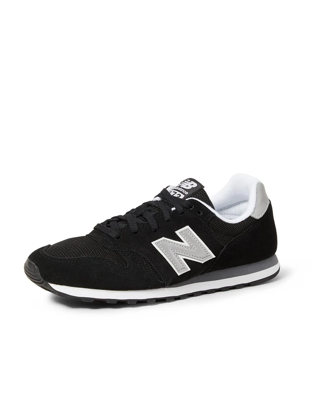 New Balance Men's 373 Core Sneakers, Black, 3.5 UK
