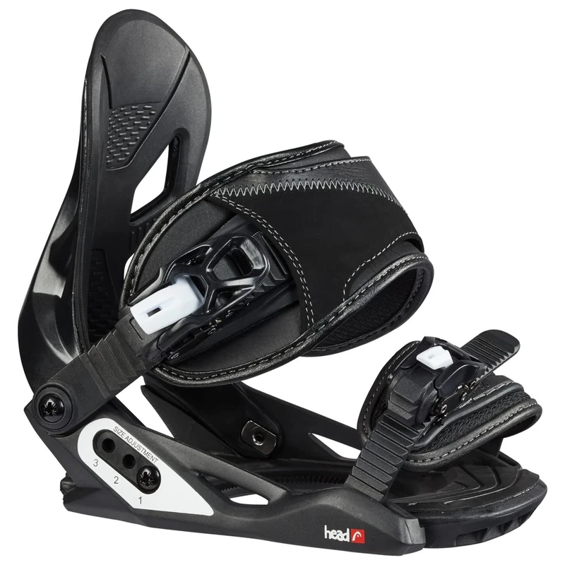 HEAD Unisex Youth P JR Snowboard Binding, Black, S