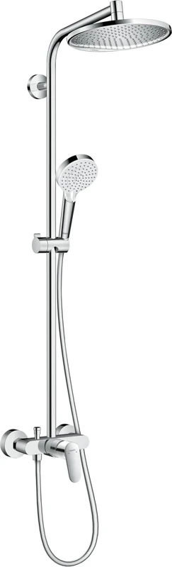 hansgrohe Crometta S - Rainfall Shower Head (⌀ 240 mm), Hand Shower (2 Sprays), Chrome, 27269000