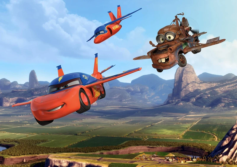 Disney Photo Wallpaper/Giant Wall Poster, Non-Woven, Multi-Colour, 360 x 270 cm/142 x 106-Inch