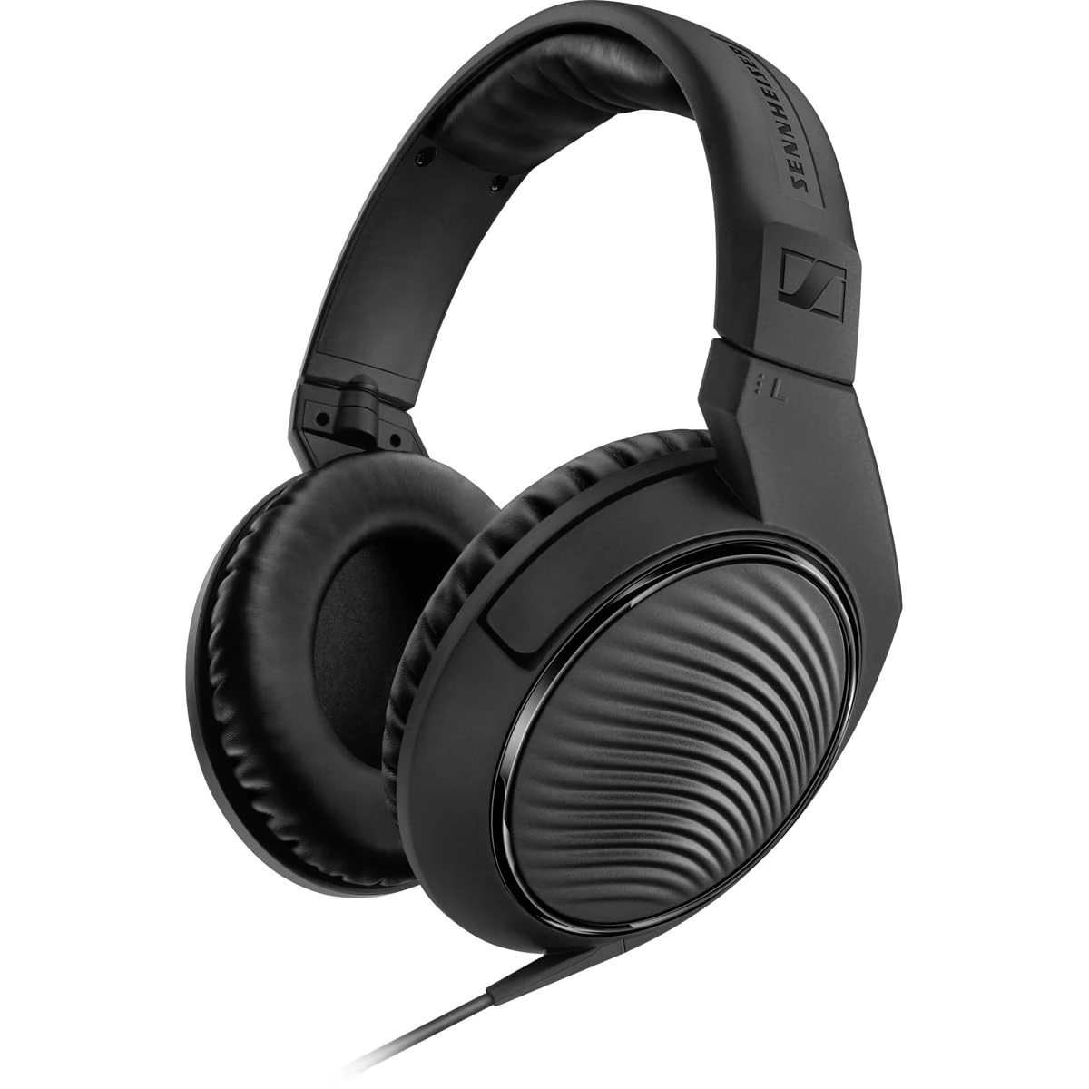 Sennheiser Professional HD 200 PRO Closed-Back Around-Ear DJ and Monitoring Headphones - 2M Single-Sided Cable and 1-4 inches Stereo Jack Adaptor Included - Black (507182)