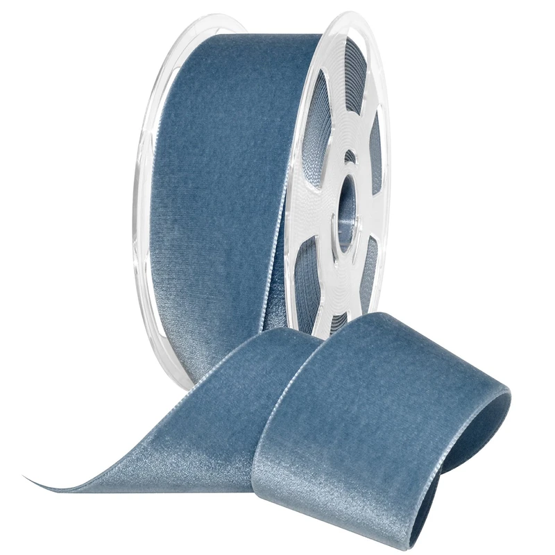 Morex Ribbon Nylvalour, Nylon, Williamsburg Bl, 2" x 11 Yd