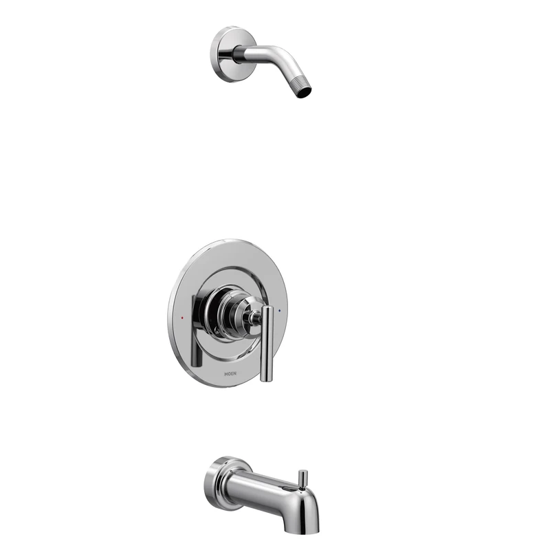 Moen T2903NH Gibson Posi-Temp One-Handle Tub/Shower Trim Valve Without Showerhead, Chrome-T2903NH, Chrome