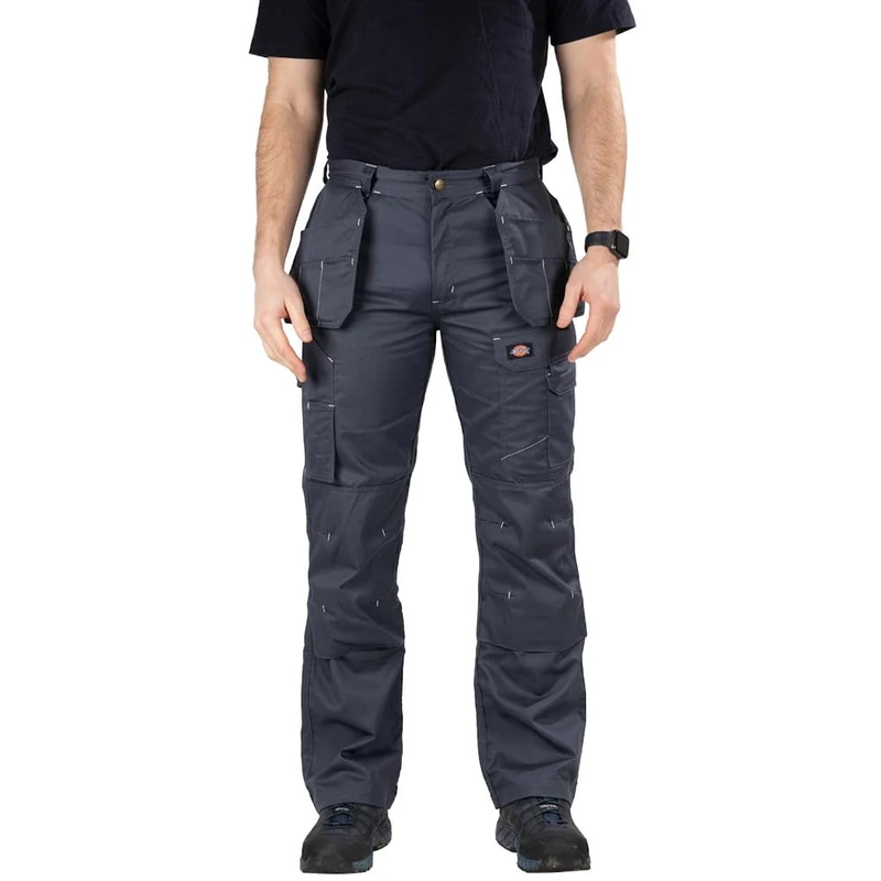 Dickies WD801 GY 38S Size 26 "Redhawk Pro Trousers - Grey, 38W / 30L