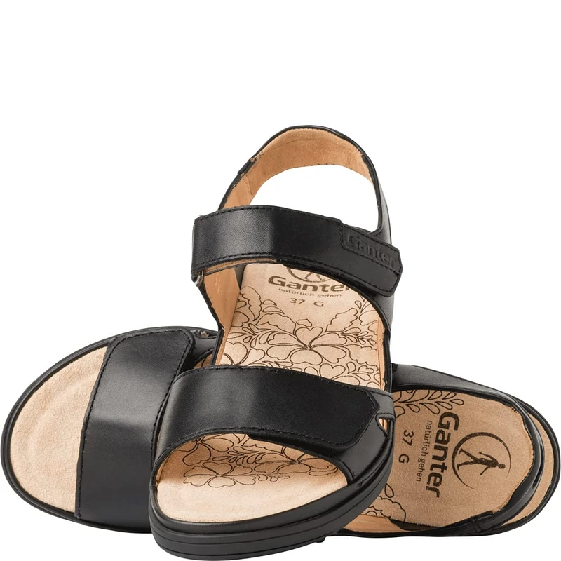 Ganter Wedge Heels Sandals, Gina-g Women’s, Black, 5 UK