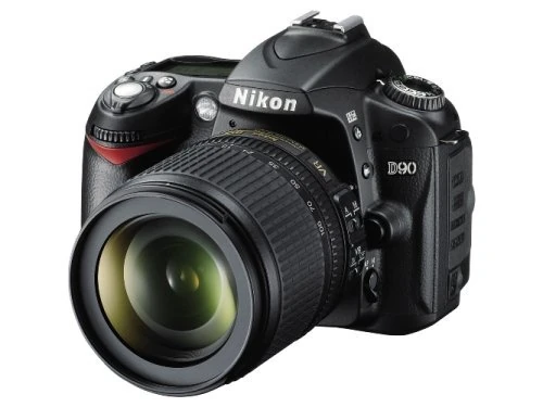 Nikon D90 Digital SLR Camera with 18-105mm VR Lens Kit (12.3MP) 3 inch LCD (Renewed)