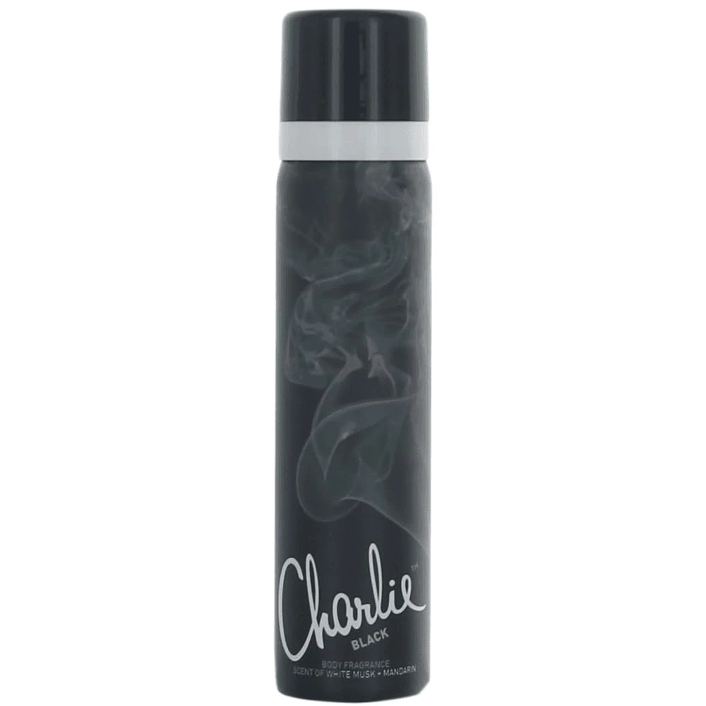 CHARLIE Black Perfumed Body Fragrance 75 ml