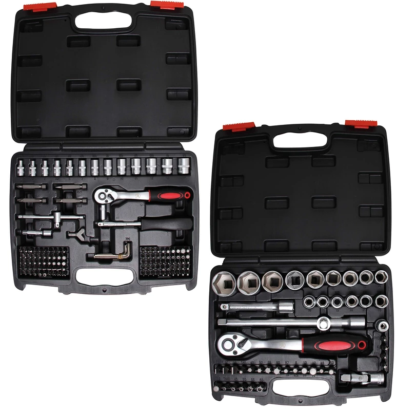 BGS Diy 9191 | Socket Set | 6.3 mm (1/4") / 12.5 mm (1/2") Drive | 174 pcs.