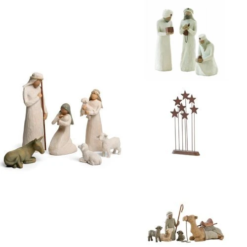 Willow Tree Nativity Set with Shepherd + Animals