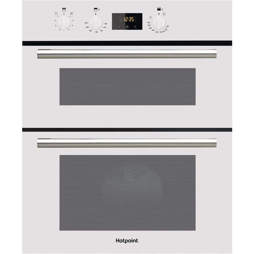 Hotpoint Luce Electric Built Under Double Oven - White
