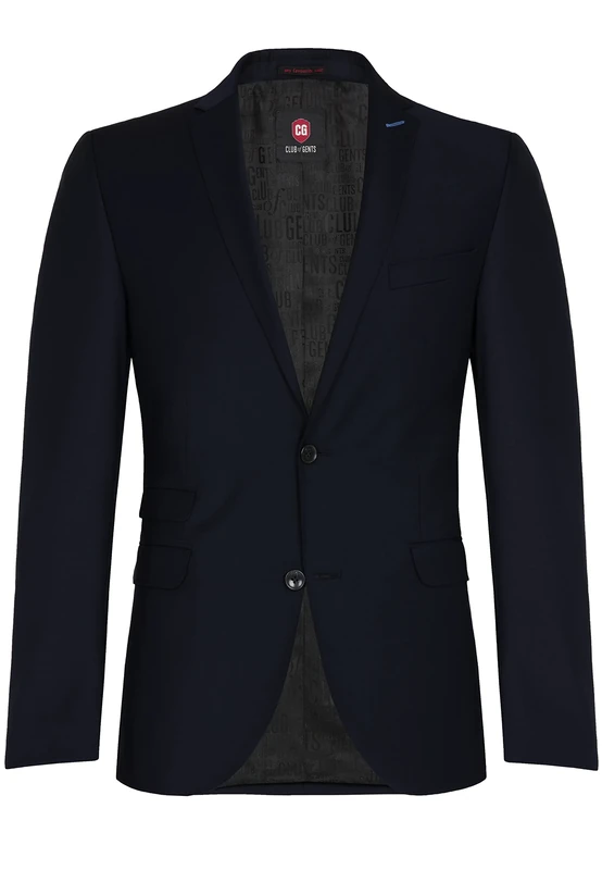 Club of Gents Men's AMF-Cliff Ss Suit Jacket, Blue (Blue 63), 36R