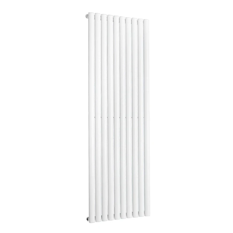 NRG 1800x590 Oval Column Designer Radiator Bathroom Central Heating Single Panel White