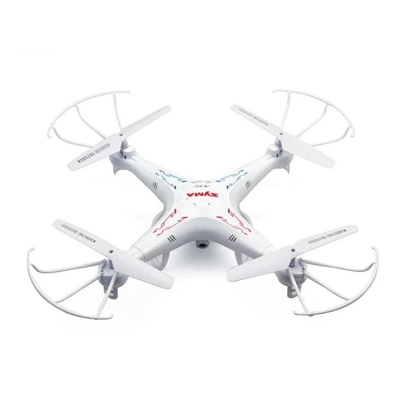 Gifts 4 All Occasions Limited SHATCHI-1378 Syma X5C Explorers 4 Channel 6 Axis Gyro RC Quadcopter Drone Helicopter Toy with Camera, White