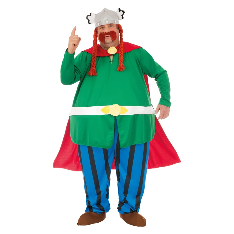 Chaks - Licensed Abraracourcix 6-Piece Costume, Mens, CS964195/XL, Size XL