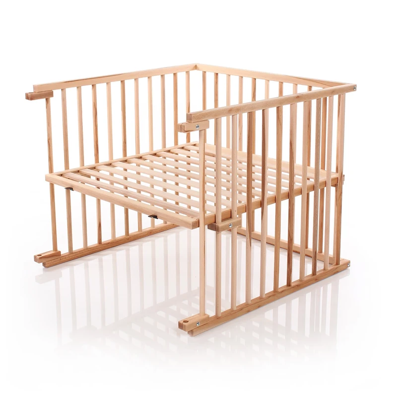 babybay cot Conversion Suitable for Model Maxi and Boxspring, core Beech Oiled