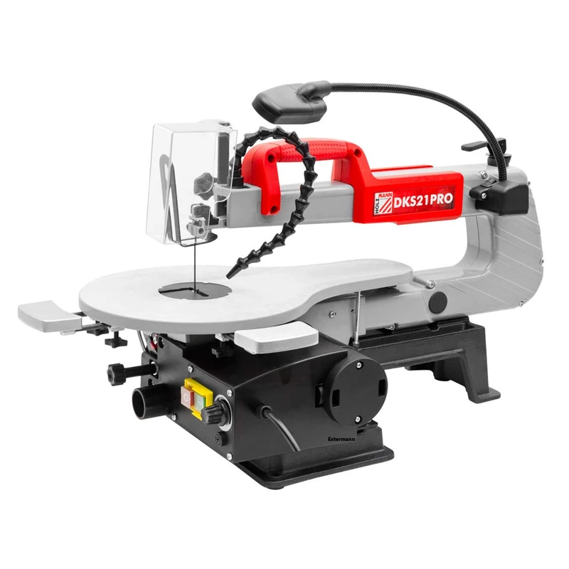 Holzmann DKS21PRO Scroll Saw 406mm Brushless Electric Vari-Speed 230V, Red - Image 1