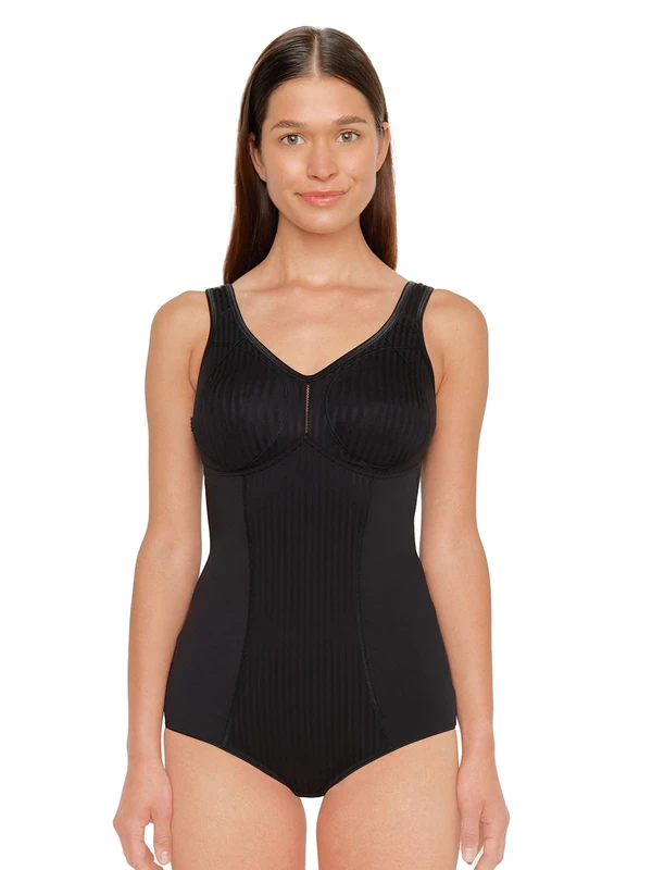 Susa Women's Modern Basic Bra, Schwarz, 38DD