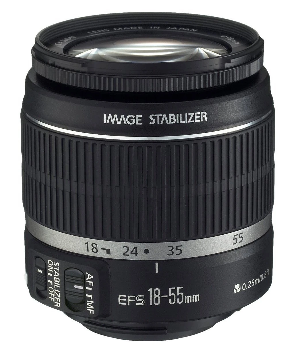Canon EF-S 18-55mm f/3.5-5.6 IS Lens (Renewed)