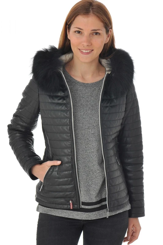 Oakwood Women's Happy 1 Luxe Jacket, Noir (Noir 0501), S