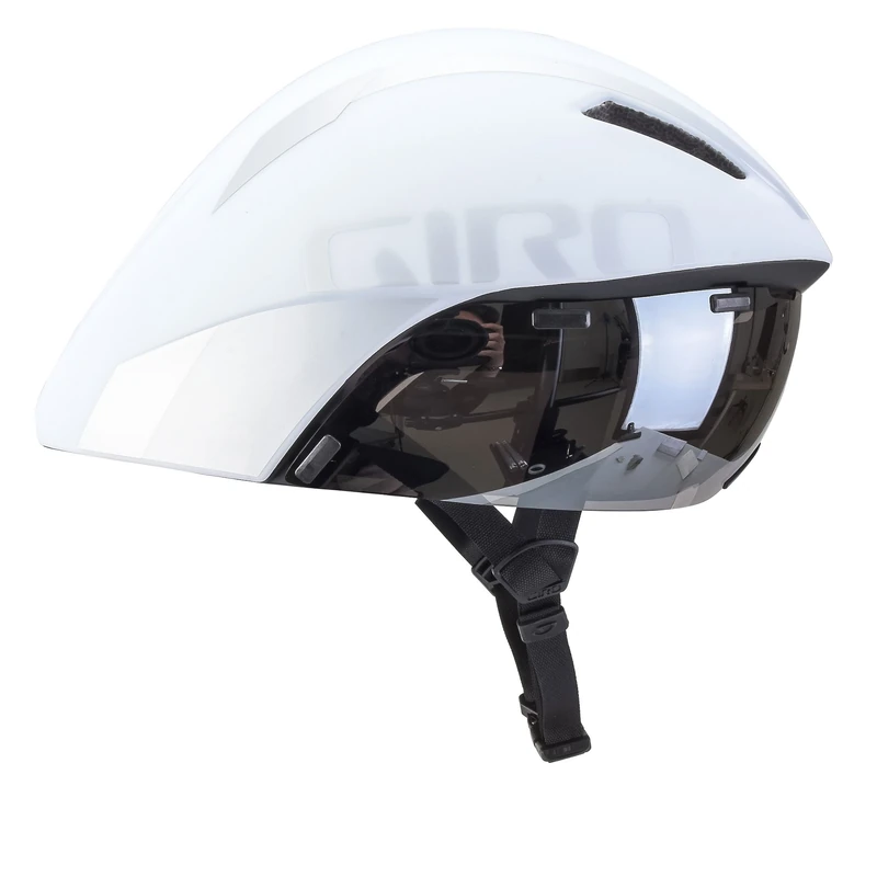 Giro Unisex Adult Aerohead Ultimate MIPS Aero/tri Helmet - Matt White, L 59-63cm