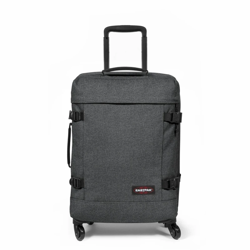 Eastpak TRANS4 S Suitcase, 54 x 35 x 23 cm, 44 L - Black Denim (Grey)