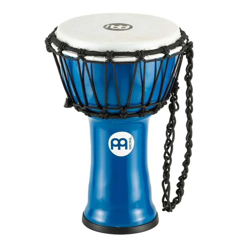 Meinl Percussion JRD Djembe Instrument - Very Small Handdrum - Travel Instrument - Diameter 7 Inches - Plastic, Blue (JRD-B)