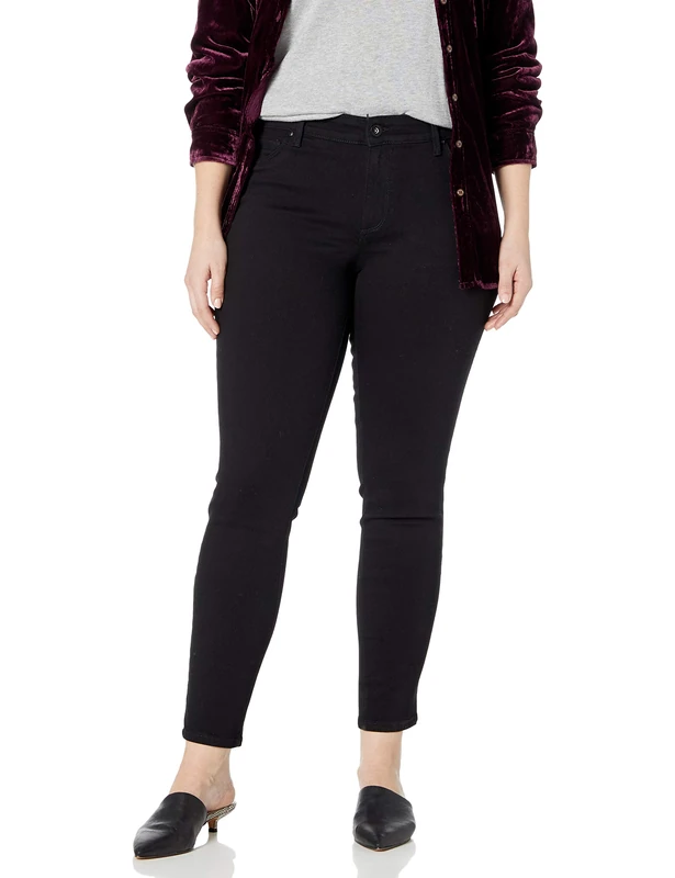Jessica Simpson Women's Kiss Me Skinny Jeans, Od Black, 27