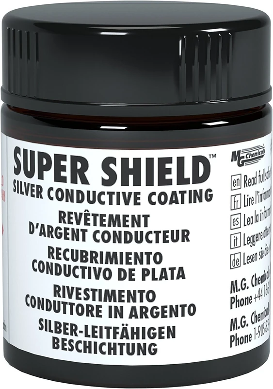 MG Chemicals 842AR-15ML Print Conductive Paint, Silver