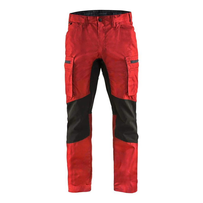 Blakläder 145918455699C54 Size C54 "Stretch" Service Trousers - Red/Black
