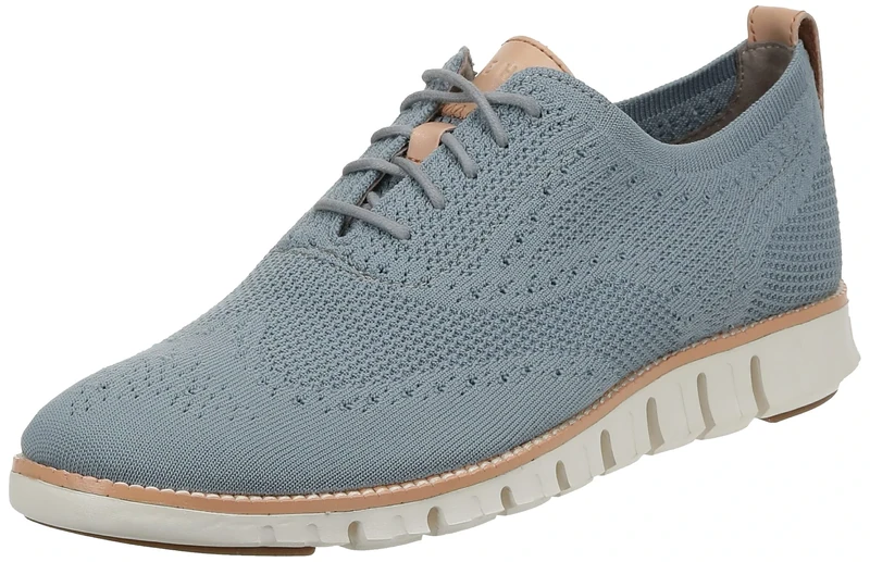 Cole Haan ZEROGRAND STITCHLITE OXFORD, Men’s Oxfords, Grey (Ironstone Knit/Ivory Irnstn Knit/Ivory), 8.5 (42.5 EU)