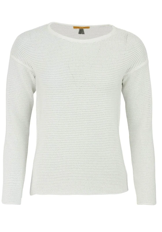BOSS Orange Women's Idya Sweatshirt, White, X-Large