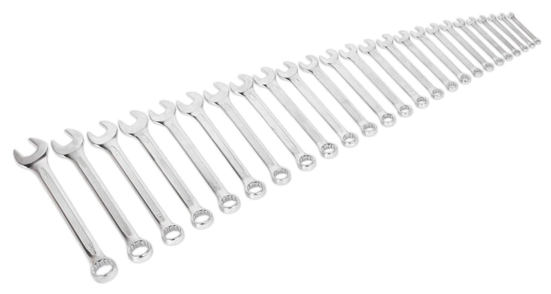 Sealey Ak63253 Combination Spanner Set 25Pc Metric