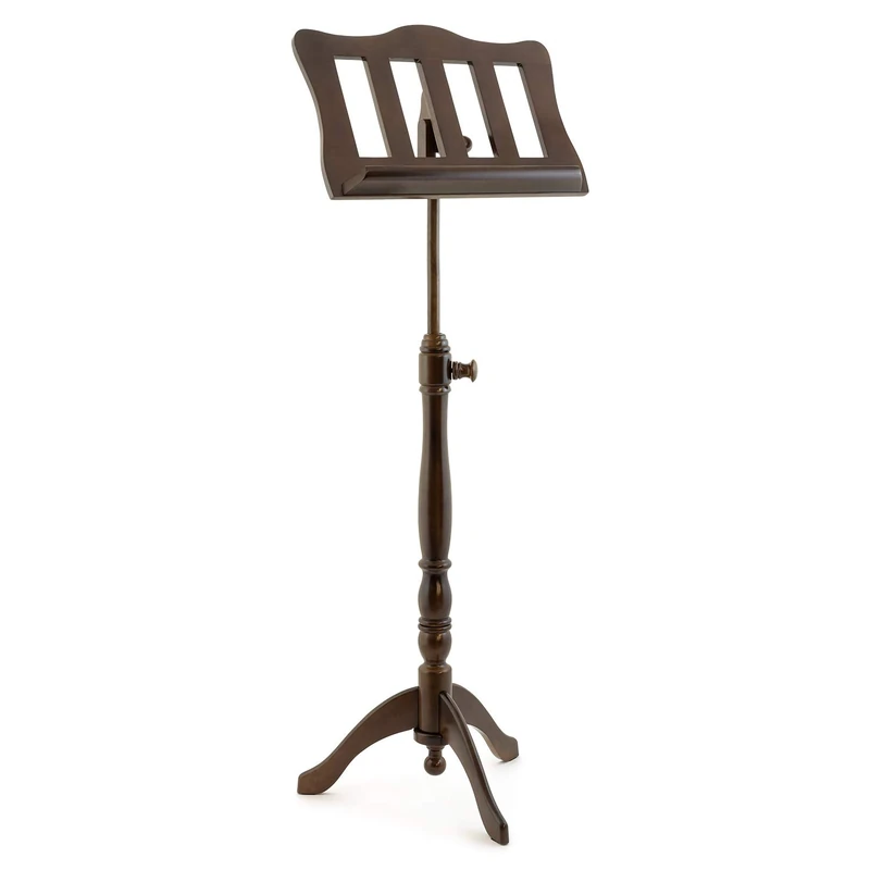 Theodore WMS7-WN Baroque Style Walnut Wooden Music Stand