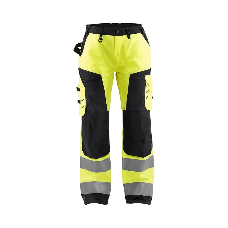 Blakläder 715518113399D20 Size D20 "High-Vis" Ladies Trousers without Nail Pockets - Yellow/Black