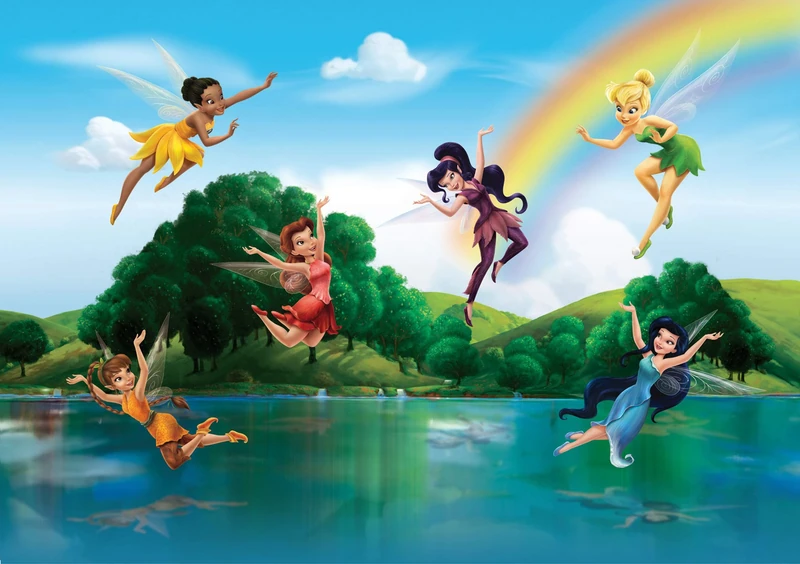 Disney Photo Wallpaper/Giant Wall Poster, Non-Woven, Multi-Colour, 360 x 270 cm/142 x 106-Inch