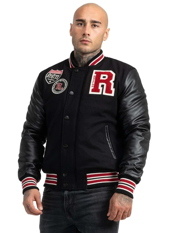 Ben Lee Rocky Marciano Men's FRANCIS Jacket, Black, XXL