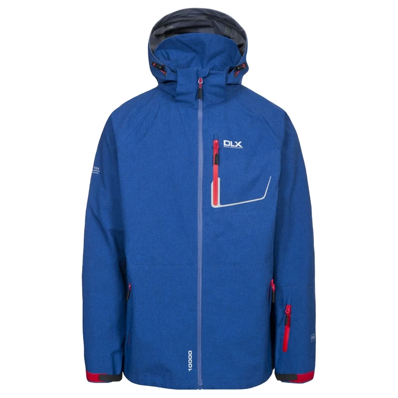 Trespass Waterproof Caspar Men's Outdoor Hooded Jacket available in Twilight Marl - 2X-Small