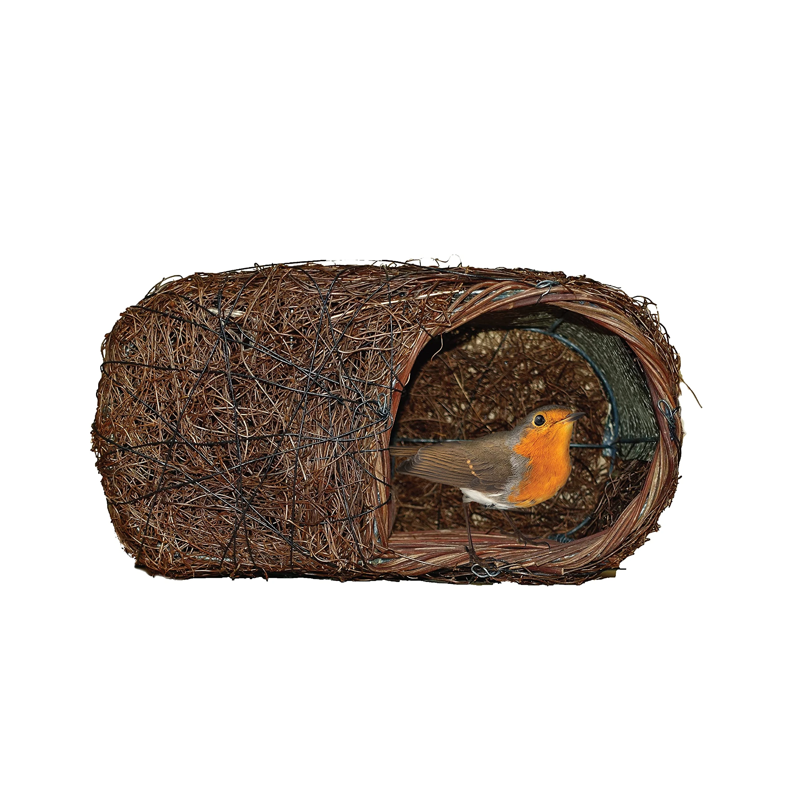 Wildlife World Simon King Brushwood Nester Bird Habitat Roosting Pocket, Brown