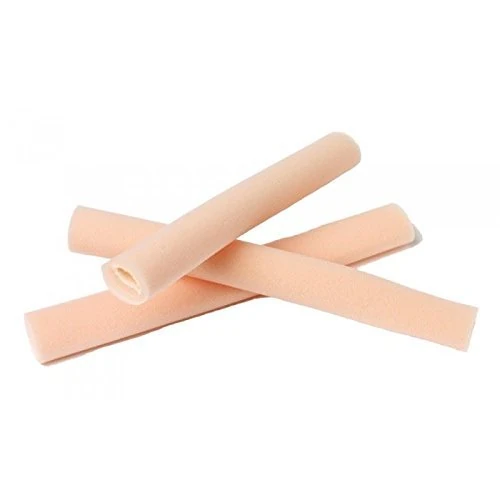 Podiatry Tubular Toe Foam x2 Tubes| 25cm Length | with or Without Overlap Protection (BX (with Overlap))