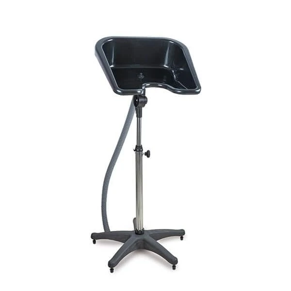 Portable Washing Bin with Stand Black - Image 1
