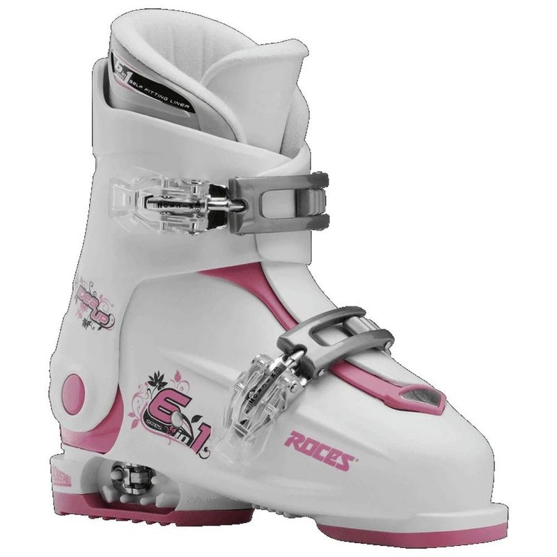 ATOMIC Roces Idea Up 19.0 – 22.0 Childrens Ski Boots Children's Adjustable, Children's, IDEA UP 19.0-22.0, white-deep pink, 30-35