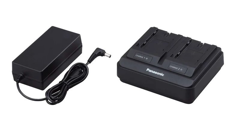 Panasonic AG-BRD50EC Double Quick Charger for AG-VBR Series Batteries Black