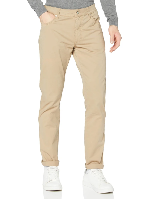 Hackett Men's Trinity CF Twill 5 Pocket HM211320R Slim|#20 Trousers, Beige (Sand), One Size (Manufacturer Size:30)