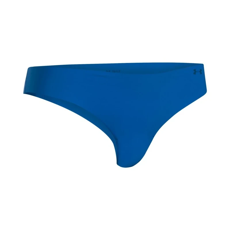 Under Armour Women's Pure Stretch Thong,Lapis Blue/Midnight Navy, Medium