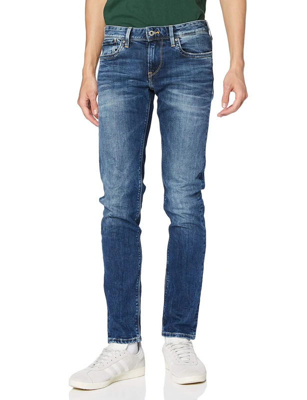 Pepe Jeans Men's Hatch Jeans, Denim H05, 28W 34L UK