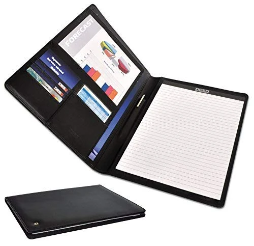 Desq Leather A4 Writing Case Slim Dutch Design 3692 Black