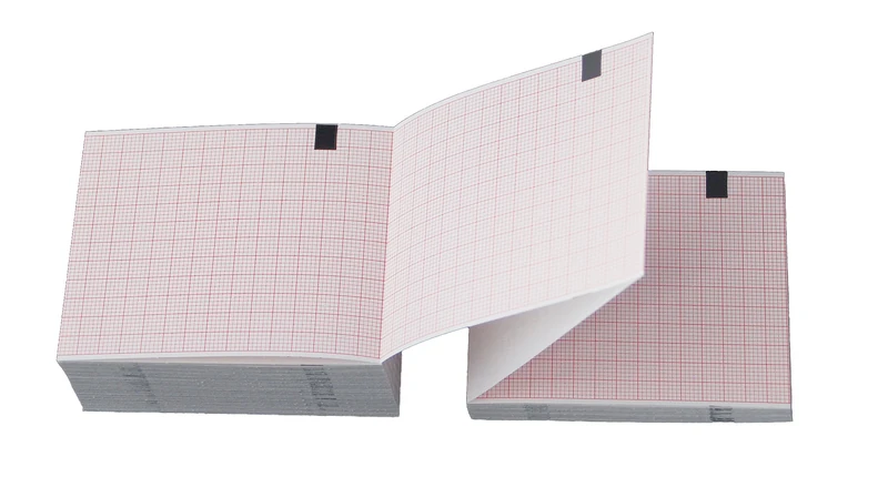 Tecnocarta OP-122TE Thermal Paper Packages for Ecg Compatible with Fukuda Op-122Te (Pack of 20) - Image 1