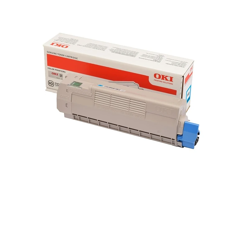 OKI 46507507 Toner Cartridge, Black/Cyan