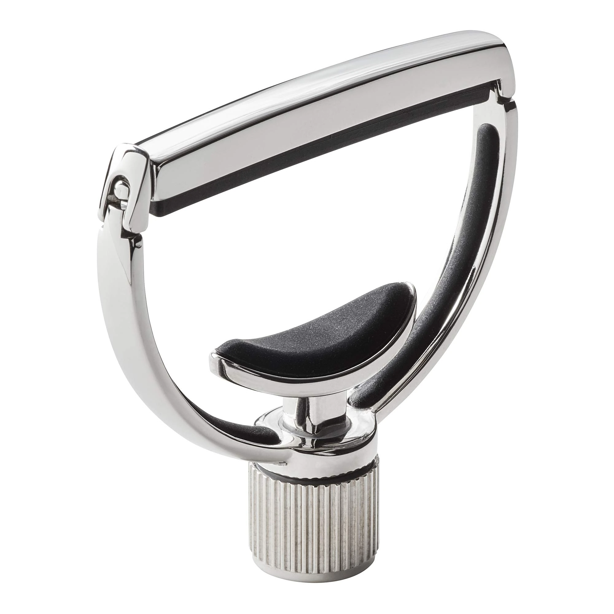 G7th Heritage 6-String Guitar Capo S1 – Stainless Steel with Adaptive Radius Technology - Standard Width - Yoke-Style Capo for Acoustic Guitar and Electric Guitar, UK Design